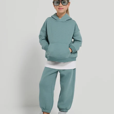 Костюм детский с микроначёсом, мята